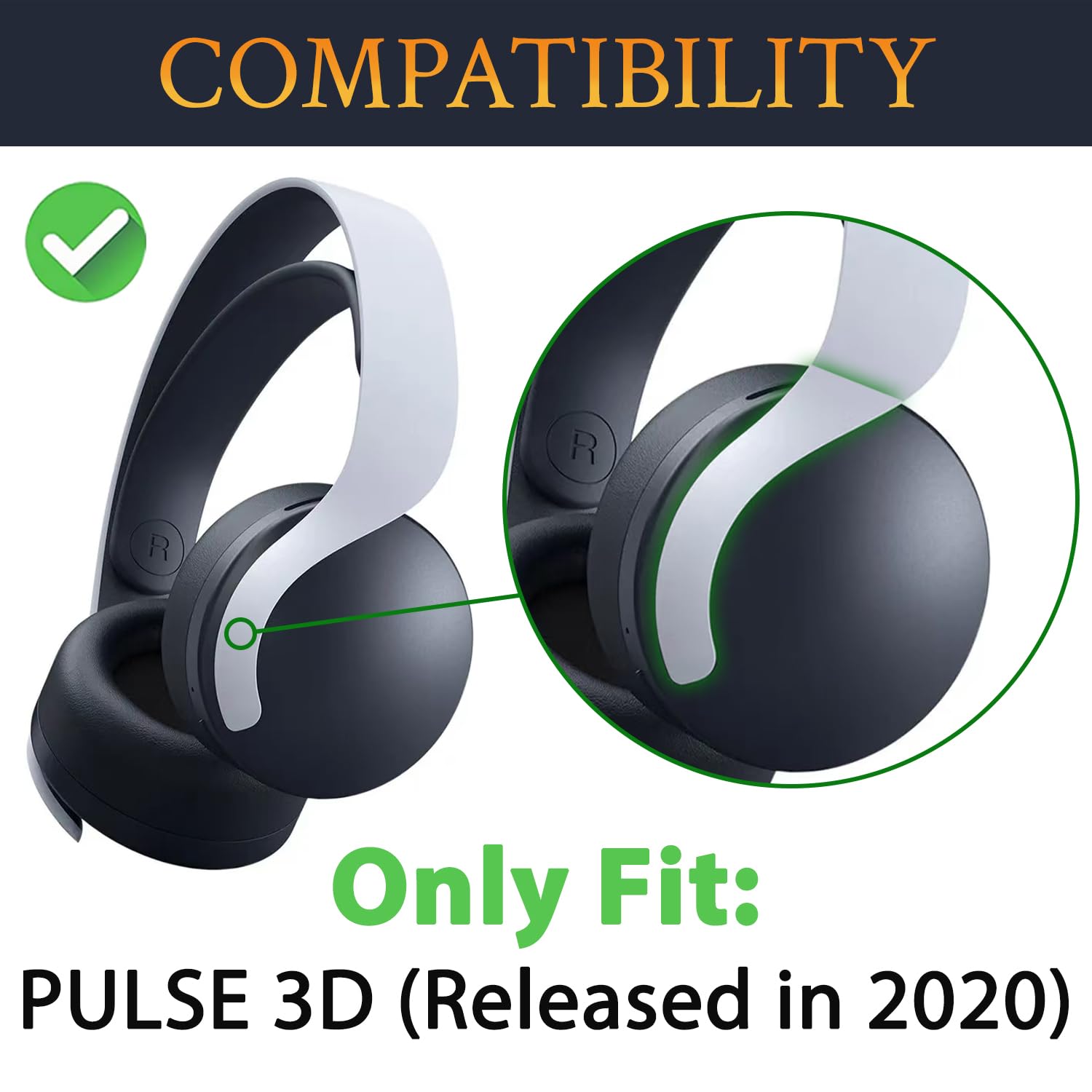 Amazon.com: SOULWIT Earpads for Sony Pulse 3D PS5 (Not Fit Pulse